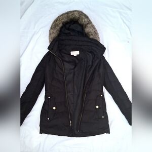 Michael Kors Down Detachable Hood Puffer Coat Size XS